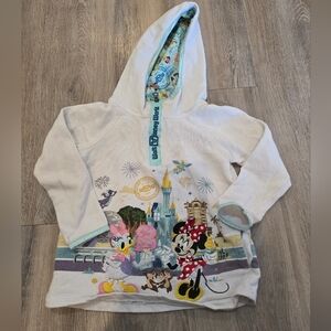 Disney  White One Piece Bathing Suit Robe Size Xs